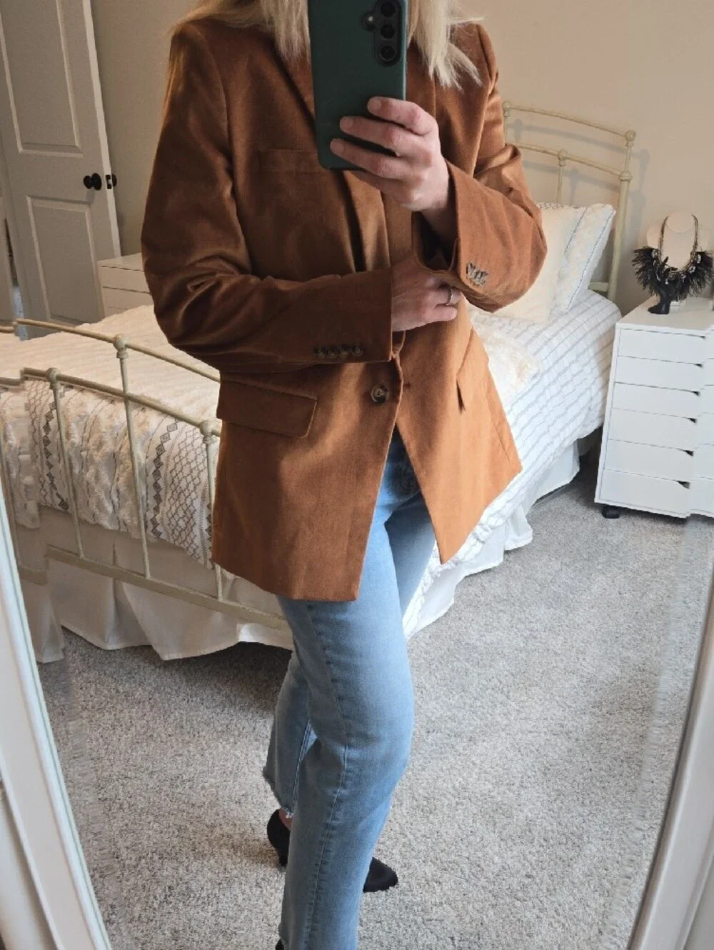 a.n.a structured velvet